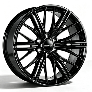 Jantes monobloc brillantes noires de 19, 20, 21, 22, 24, 26 pouces en 5x114.3, 5x112, 5x130 SF90, 458, 990 pour G Class, <span class=keywords><strong>Maclaren</strong></span> 720S - Product Image 3