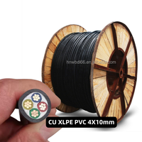 Câble d'alimentation triphasé VGV YJV en cuivre massif 5x6mm 5x16mm 3x10mm+2x6mm 4x6mm 4x16mm 3x35mm+1x16mm pour bornes de recharge