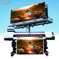 Printer Eco Solvent Santos 1.6m 1.8m untuk Spanduk Format Besar dan Vinyl dengan Printhead Epson XP600 I3200