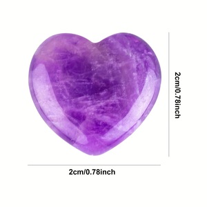 Adorno <span class=keywords><strong>de</strong></span> Cuarzo Rosa, Modelo Artesanal <span class=keywords><strong>de</strong></span> Piedra Preciosa Natural para Uso Decorativo Tallado DIY Transfronterizo, Piedra <span class=keywords><strong>de</strong></span> Cristal en Forma <span class=keywords><strong>de</strong></span> Corazón <span class=keywords><strong>de</strong></span> 20mm - Product Image 1