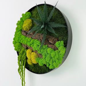 Panneau d'art mural en mousse ronde personnalisée <span class=keywords><strong>Message</strong></span> texte personnalisé pour cadeau d'anniversaire de mariage Décoration intérieure - Product Image 3