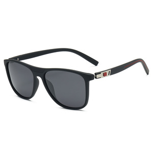 Men Fashion Polarized Sunglasses Rectangle Full Rim UV400 Outdoor Sports Glasses <b>Spring</b> <b>Hinges</b> - Product Image 1