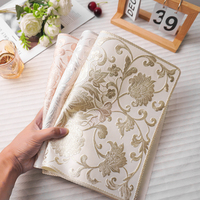 Set de table en PVC brodé de fleurs |   Nappe de table rectangulaire élégante pour la décoration de mariage et de la maison