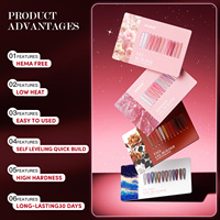 JTING Gel Builder Terbaru 12 Warna untuk Kuku 4 Koleksi Shimmer Flash Building Gel Nail Polish Bebas Hema OEM Kotak Kustom Gratis