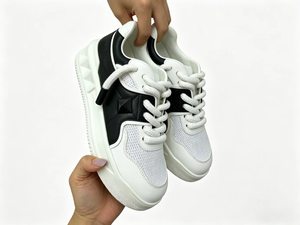 Zapatos Casuales Blancos de Diseño de Lujo para Hombre, Deportivos, Transpirables, con Cordones, que Aumentan la Altura, con Amortiguación Suave - Product Image 2