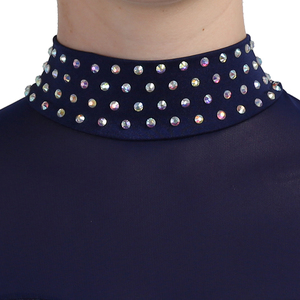 Diamantes de imitación de la competencia de baile vestidos para las <span class=keywords><strong>mujeres</strong></span> Sexy estándar bailar el vals Tango moderno baile vestido - Product Image 5