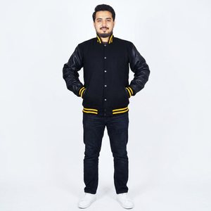 High Quality Custom College <b>Men's</b> Varsity <b>Jacket</b> Wool Body With Full Customization <b>Canvas</b> CollegeBaseballjacket for <b>men</b> - Product Image 1