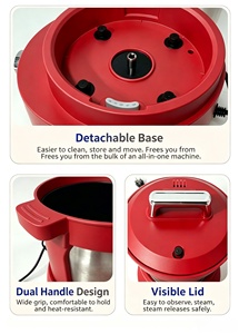 Molino de Carne Automático Multifuncional de 6L, Máquina Doméstica Integrada de Gran Capacidad para Fermentar y Amasar - Product Image 6