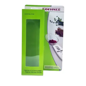 Box Printing Custom Logo Print Package Display Box With Clear Window And Hang Tag Boxes For Packaging