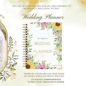 Agenda de Bodas Personalizada con Encuadernación Espiral A5, Organizador, Regalo Perfecto para Compromisos, Unisex, Ecológico - Product Image 5