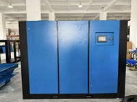 Compresseur d'air à vis portable double étage 132KW 380V VSD 760-955 CFM, lubrification sans huile, économie d'énergie