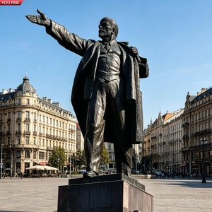 YOUFINE - Estatua de Lenin de Bronce Fundido a Tamaño Real, Escultura de Figura Política para Plaza Pública, <span class=keywords><strong>Monumento</strong></span> <span class=keywords><strong>Histórico</strong></span> - Product Image 1