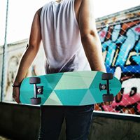 Tuck étanche Skateboard Griptape accessoires 33x9 pouces perforé papier de sable PET PE matériel adhésif autocollant ruban