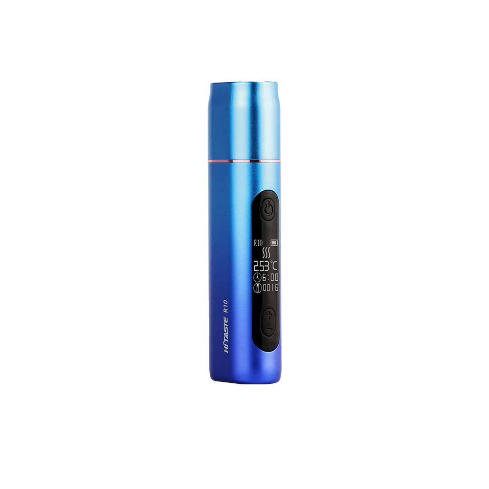 Heat tobaco sticks not burn device HiTaste R10 heated tobacco product with HD OLED Screen