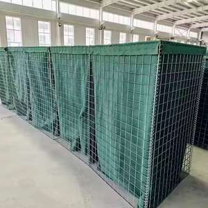 Eco facilmente assemblato saldato rete metallica difensiva bastione barriere cemento sabbia muro per la vendita - Product Image 2