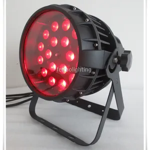 LED Panggung 18X18W RGBWA UV 6 In 1 LED Zoom Par Cahaya Teater Pencahayaan Cerah Zoom Par Can