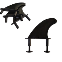 Soft Top Fin de planche de surf en mousse, Pin Fins en Nylon Soft board Fin Tri Set Up
