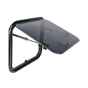 Ventana Lateral Abatible para Autocaravana, 500x450mm, con Persiana Plegable y Mosquitera Integrada - Product Image 3
