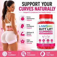 Gummies OEM pour l'augmentation des fesses et des seins, avec effet liftant et raffermissant pour les fesses