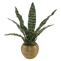 Tizen Soft PE Sansevieria Bonsai Dekoration Künstliche Agave nbaum Künstliche Schlangen pflanze Sansevieria Bonsai Dekoration Topf