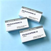 Fil de suture résorbable USP PGCL 25 de haute qualité - Fil monofilament vétérinaire pour la réparation des plaies chirurgicales