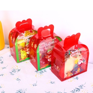 New Christmas Cookie <b>Candy</b> <b>Box</b> Creative Transparent Handle Luxury Gift <b>Box</b> - Product Image 6