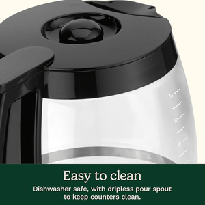 14-Tassen Ersatzkanne aus Hochwertigem Borosilikatglas für Cuisinart Kaffeemaschine Transparenter Amerikanischer Filterkaffee-Behälter - Product Image 2