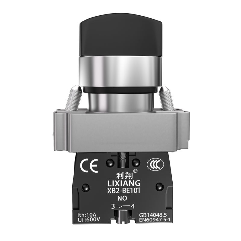 22mm XB2 Brass 1NO 2NO 1NO1NC 2/3 Position Self Locking Self Resetting 10A 660V Selector Knob Rotary Push Button Switch
