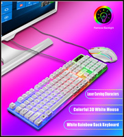 Clavier de jeu mécanique Mars Gaming MK80 Blanc TKL FRGB Anti-Ghosting Switches Rouges Disposition Italienne Sans touches numériques Fabriqué en Chine