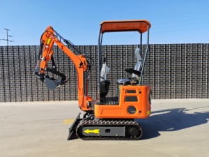 Mini-excavatrice YHMG W12 de 1,2 tonne à prix d'usine, moteur Kubota, nouvelle pelle sur chenilles pour la ferme, le jardin, la construction résidentielle, à vendre - Product Image 1