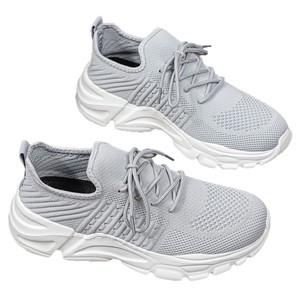 <span class=keywords><strong>รองเท้า</strong></span>วิ่งตาข่ายถักแบบผูกเชือกสำหรับผู้หญิง, <span class=keywords><strong>รองเท้า</strong></span>วิ่งน้ำหนักเบาระบายอากาศได้ดีสวมใส่สบายสำหรับคู่รักทำกิจกรรมกลางแจ้ง - Product Image 1