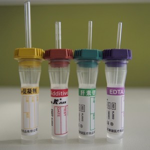 Micro colección 0,5 ml <span class=keywords><strong>EDTA</strong></span> K2 <span class=keywords><strong>K3</strong></span> Sodio Heparina coágulo gel Activador PP tubo capilar de sangre de plástico con tubo de succión - Product Image 2