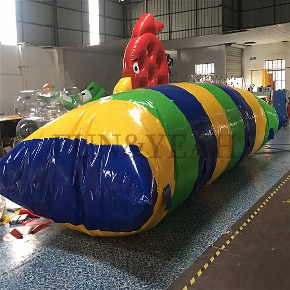 PVC aufblasbarer Wasser airbag Wasser katapult Blobs Sprung kissen für Kinder und Erwachsene Wasser Blob Preise