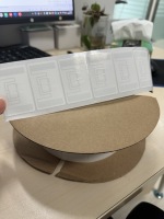 Etiqueta RFID UHF Inteligente ECO, ISO 18000-6C, 860-960Mhz, Rollo de Etiquetas Adhesivas de Papel para Gestión de Libros y Control de Inventario