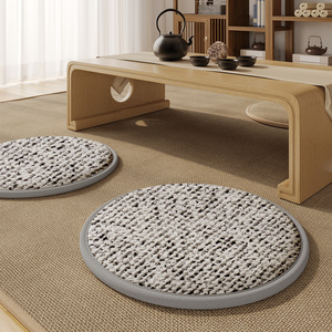 <span class=keywords><strong>Coussin</strong></span> futon en velours de style japonais en mousse à mémoire de forme pour salon, salle de thé, méditation, haute élasticité, doux, universel - Product Image 5