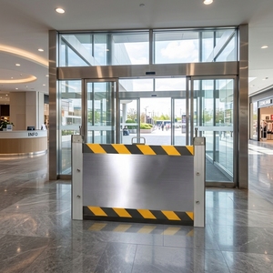 Barriera di Controllo Inondazioni Professionale in Acciaio Inox MinBin, Cancello di Sicurezza Staccabile, <span class=keywords><strong>Scudo</strong></span> Impermeabile Sotterraneo Industriale - Product Image 1