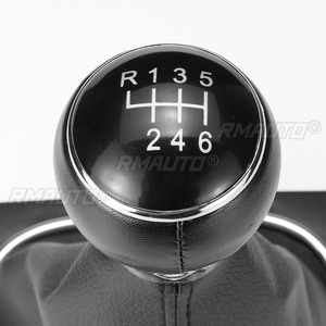 หัวเกียร์หุ้มหนัง 5 6 สปีด พร้อมฝาครอบกันฝุ่น สำหรับรถยนต์ VW Golf MK5 MK6 Golf 5 6 Rabbit Jetta MK6 2010 2011-2014 - Product Image 3