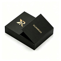 Boîte d'emballage cosmétique et de parfum sur mesure à double porte, boîte cadeau de luxe avec fermeture magnétique, insert en mousse, structure rigide pour