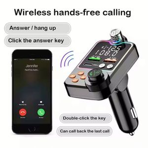 FM Transmitter PD Type C USB Q15 Car Charger Dual USB Car Mp3 Player Charger Kit Cigarette <b>Lighting</b> Receiver Adapter - Product Image 4