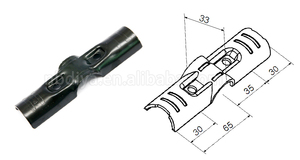 Connettore per Tubi Lean HJ-4 per Struttura a Croce di Sistema di Scaffalature con Tubi da 28mm - Product Image 4