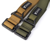 Ceinture tactique pour homme 1,5 pouce, ceinture de travail en nylon utilitaire pour homme avec boucle à dégagement rapide en V
