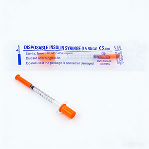 <span class=keywords><strong>Jeringa</strong></span> de Insulina Desechable de 1 <span class=keywords><strong>ml</strong></span>, <span class=keywords><strong>0.3</strong></span> <span class=keywords><strong>ml</strong></span>, 0.5 <span class=keywords><strong>ml</strong></span>, 1 <span class=keywords><strong>ml</strong></span>, con Aguja Fija, Grado Médico, PP, Luer Lock, 29g, 30g, 31g, 32g, Veterinaria - Product Image 2