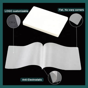 Película laminadora de grado alimenticio 3mil tamaño de letra A4 75mic * 2 hojas de laminación térmica hojas de laminación de <span class=keywords><strong>Eva</strong></span> solubles en agua rígidas - Product Image 3