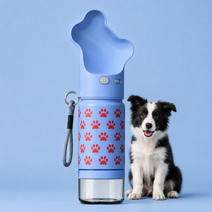 32oz 3 in 1 Leakproof Pet Travel <b>Water</b> <b>Bottle</b> <b>for</b> <b>Dogs</b> Detachable Bowls Keeps <b>Water</b> Cold Christmas Gift - Product Image 2