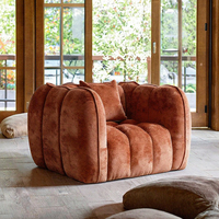 Canapé modulaire de luxe pour salon, ensemble sectionnel avec chaise longue, rembourrage en éponge, tissu compressé sous vide, mobilier de salon