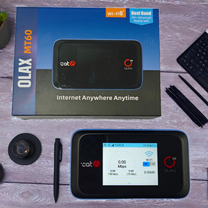 Bộ định tuyến Wifi 6 băng tần kép 2.4G 5.8G OLAX MT60, pin 4000mAh, mở khóa toàn cầu, Wifi bỏ túi, bộ định tuyến Wifi di động 4G - Product Image 2