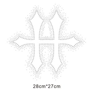 Đôi vượt qua Rhinestone chuyển pha lê <span class=keywords><strong>hotfix</strong></span> đội <span class=keywords><strong>Motif</strong></span> Rhinestone sắt trên chuyển cho áo sơ mi - Product Image 1