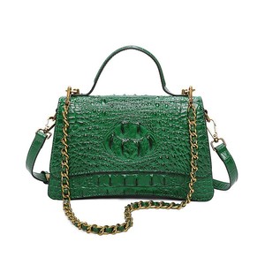 Nouveaux Sacs à Main en Cuir Fendu à Motif Crocodile Gaufré Personnalisé 2025 pour Femmes – Sacs de Luxe de Créateur Style Vintage pour <span class=keywords><strong>Usage</strong></span> <span class=keywords><strong>Quotidien</strong></span> - Product Image 1