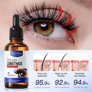 SADOER Sérum Allongeant et Épaississant les <span class=keywords><strong>Cils</strong></span> 30mL Anti-Chute Résistant aux Frottements Soin de Croissance des <span class=keywords><strong>Cils</strong></span> - Product Image 3