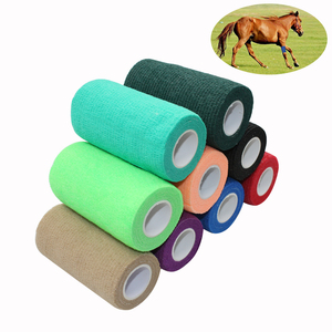 Đàn hồi không dệt tự dính thể thao Băng ngựa bác sĩ thú y bọc băng dính 4 inch - Product Image 1